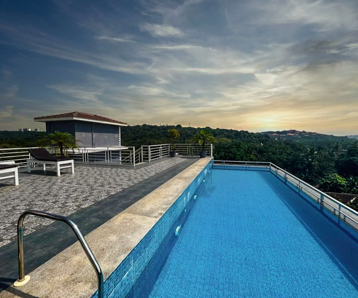 Premium 1bhk Apartment With Pool in Candolim Goa